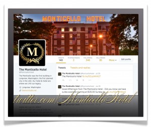 The Monticello Hotel Twitter